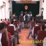 Huyện Đô Lương mở phiên tòa xét xử vụ án đánh bạc